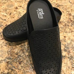 Good Soles by Catherine black slip-on, sz 8W, NWT